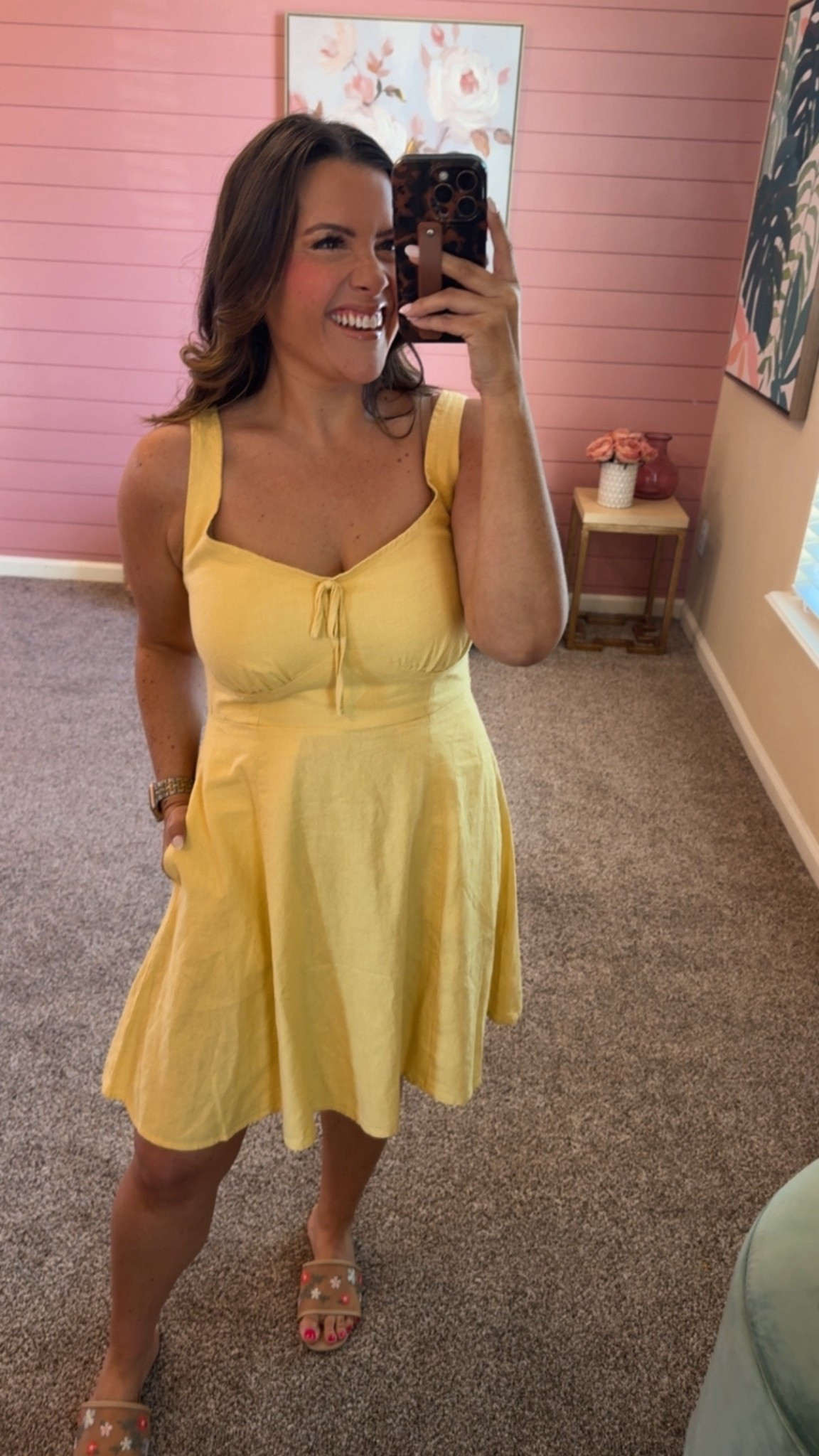 Fit and flare mini dress 💃🏻