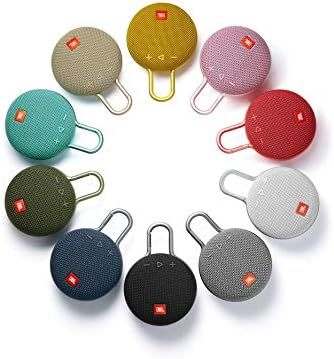 JBL CLIP 3 - Waterproof Portable Bluetooth Speaker - Teal, 6.5 x 4.3 x 2.2 (JBLCLIP3TEALAM) | Amazon (US)