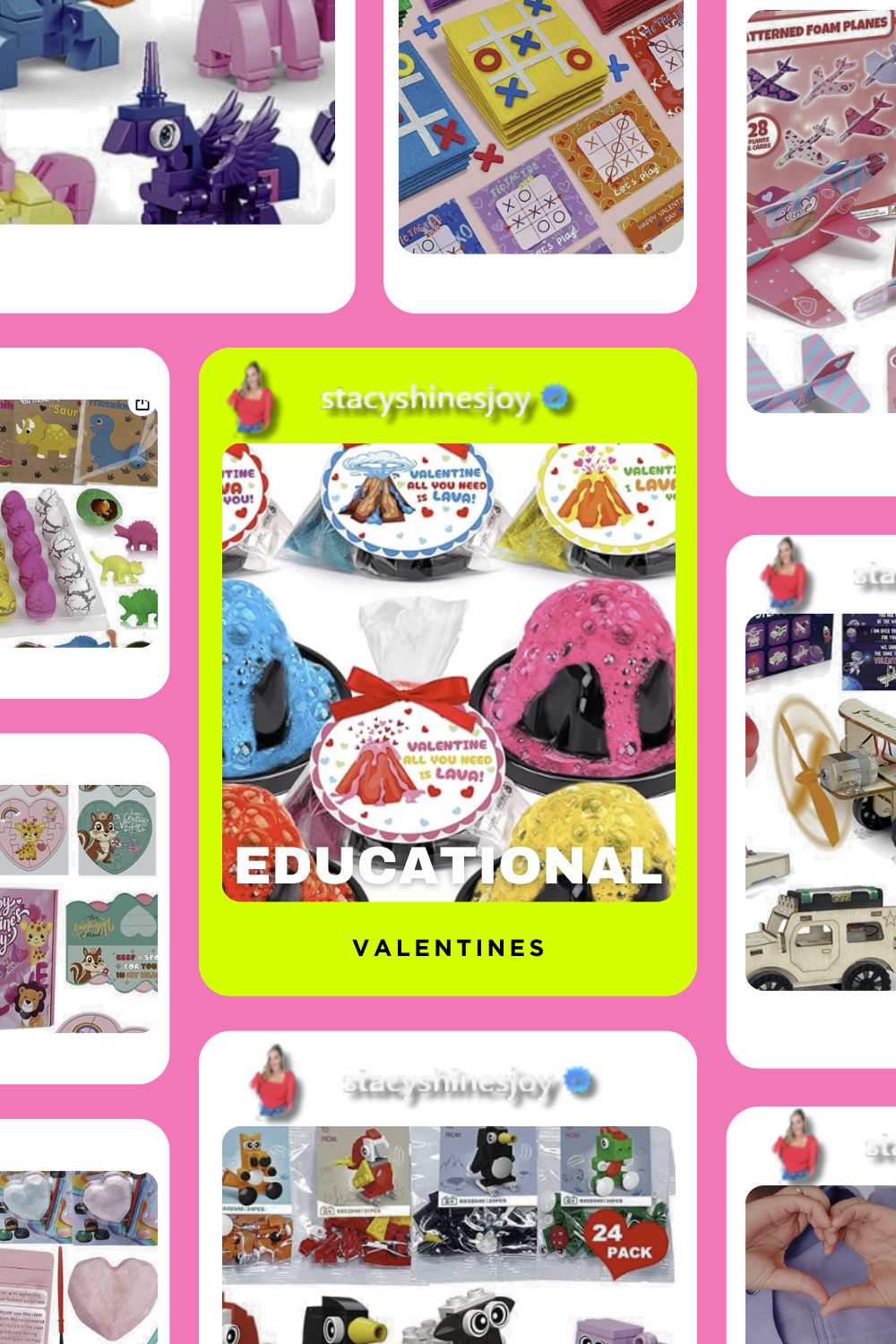 If you want to give away Valentines that encourage kids to use their brains and creativity, here are some fun ones to try!
#valentinesforkids #valentinesforschool #educationalvalentines 

 #LTKSeasonal #LTKFindsUnder50 #LTKKids