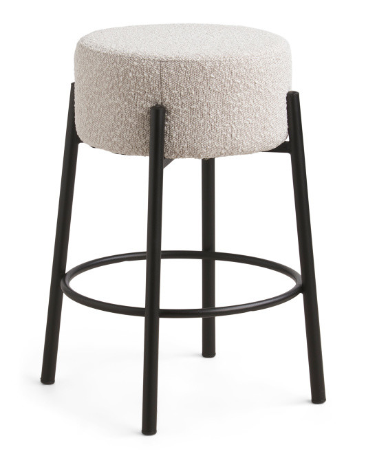 Boucle Kai Counter Stool | Marshalls