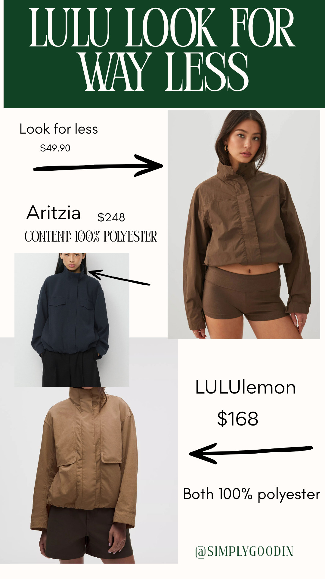 I saw this look for less in person today and it is so so good. Why pay $200 more for the same material ?  

 #LTKfall #LTKsale #LTKstyletip