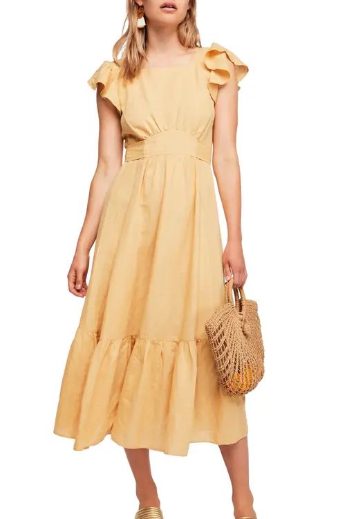 Endless Summer by Free People Takin' a Chance Midi Dress | Nordstrom