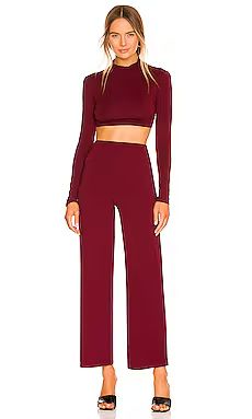 ALL THE WAYS Layla Pant Set in Wine from Revolve.com | Revolve Clothing (Global)