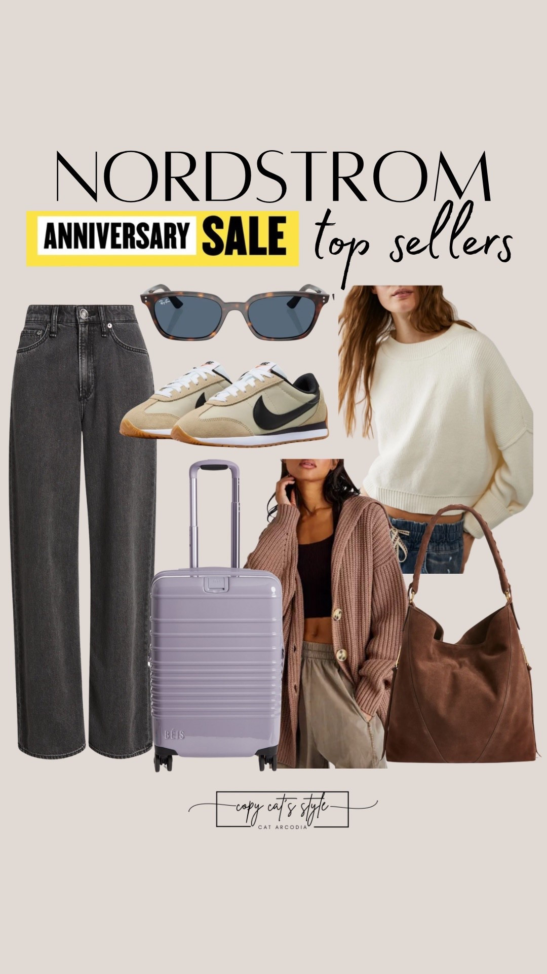 Nordstrom Anniversary Sale top sellers! All the things you all are loving! Nordstrom jeans, sweaters, luggage, bags, sneakers, and sunglasses. . 

#LTKSaleAlert #LTKStyleTip #LTKFindsUnder100

#LTKStyleTip #LTKShoeCrush #LTKItBag