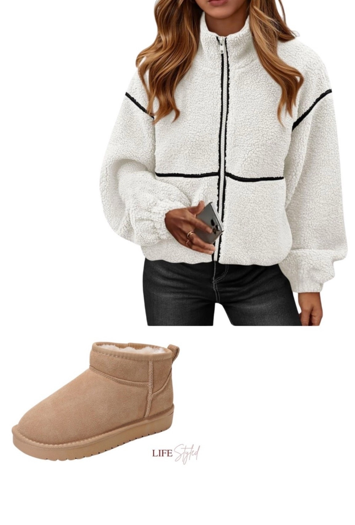 Fleece Jacket Women Sherpa Oversized Zip Up Fall Jackets Winter Coats Faux Fur Warm Outwear 2025 Fashion Clothing & 100% Genuine Leather Ankle Boots for Women - Water Resistant with Memory Foam Insole Winter ankle Boots for Women - Trending Shoes & Comfortable Women's Ankle Boots (Hippy). Christmas lists ready—and this is on them! 🤎🤎

#LTKGiftGuide #LTKCyberWeek #LTKootd