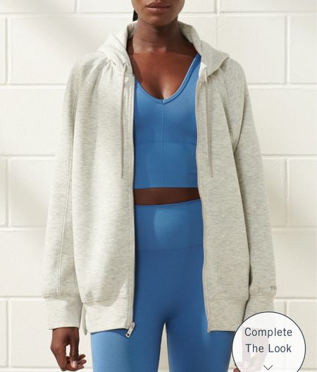 Legging-friendly zip hoodie 

#LTKfit