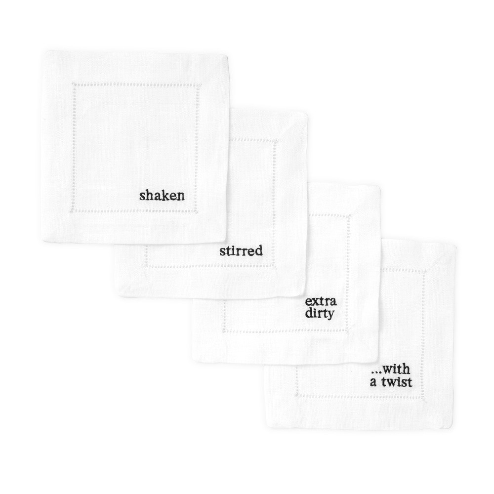 Sferra Happy Hour Cocktail Napkins | Goop | goop