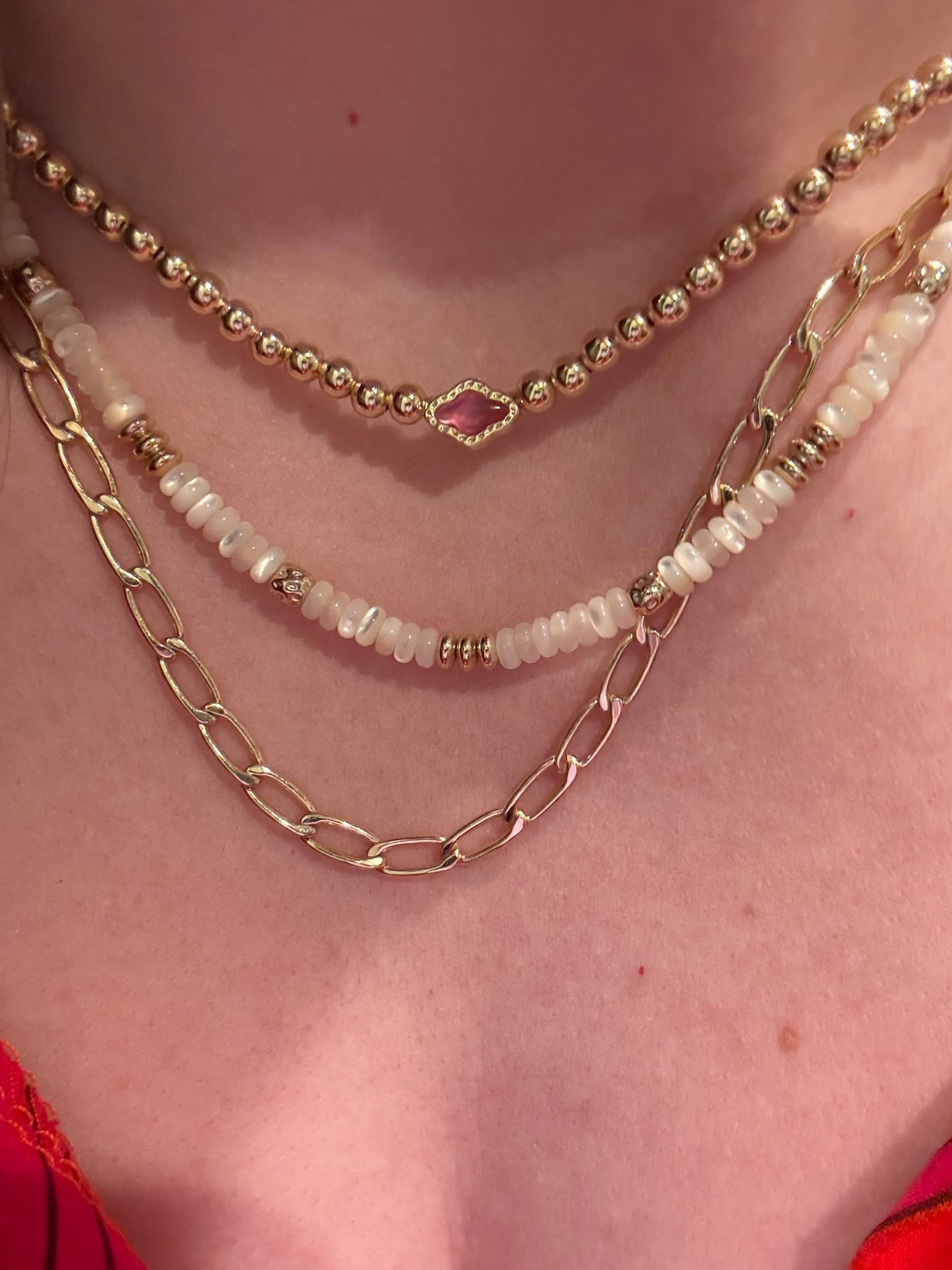 Kendra Scott necklace stack 

#LTKStyleTip #LTKSaleAlert #LTKFindsUnder100