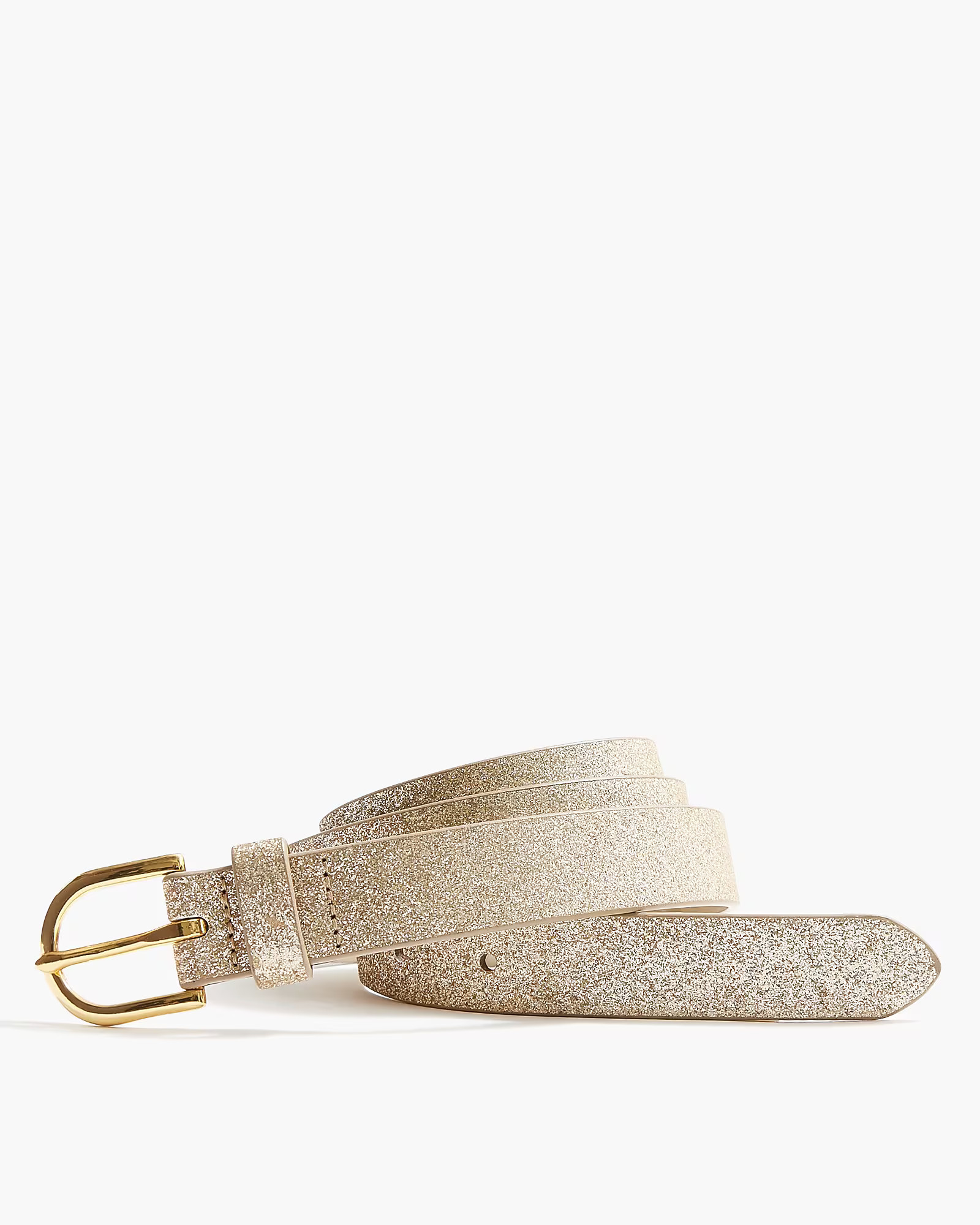 Gold glitter belt | J.Crew Factory