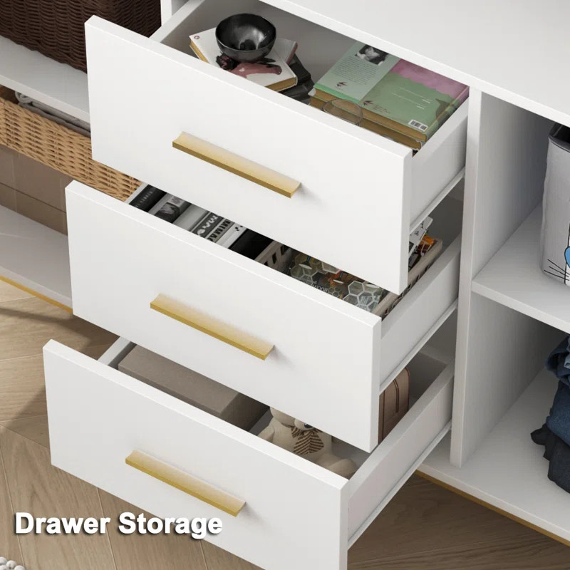 Anghel 29.3'' Tall Steel 2 - Door Accent Cabinet | Wayfair North America