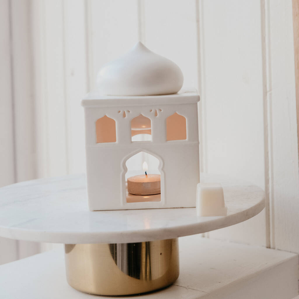 Mosque Ramdan Eid Decor Gift Wax Melt / Incense Burner | Not On The High Street