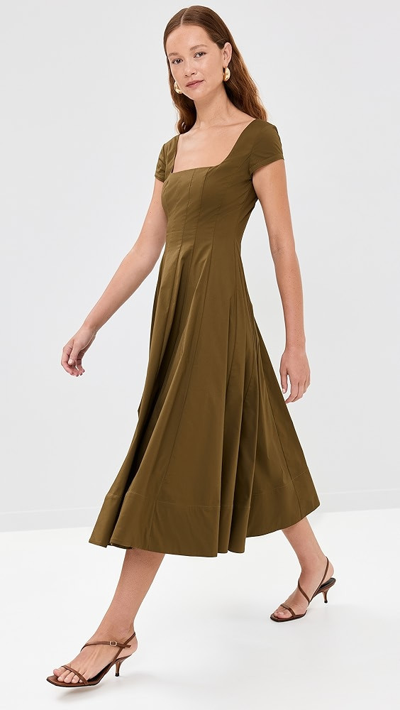 STAUD Short Sleeve Wells Dress | Shopbop | Shopbop