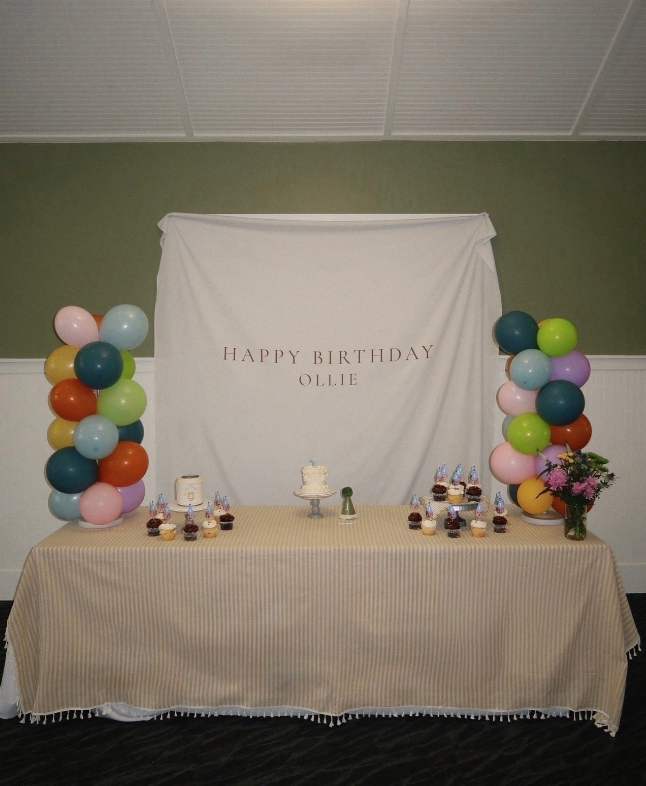 Happy Birthday Banner from Etsy! I got a size 88" × 104" 

#LTKFamily #LTKParties #LTKWedding
