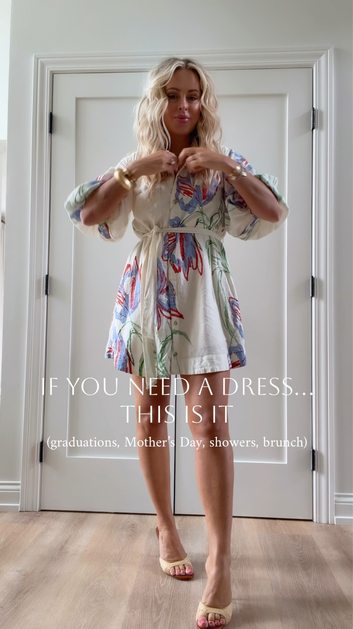 So many compliments on this dress! Comfy, cute and you ladies will wear this one! Loved it! 🤍✨

Dress. Spring dress. Spring outfit. Spring style. Wavy hair. 

#LTKootd #LTKgrwm #LTKMothersDay