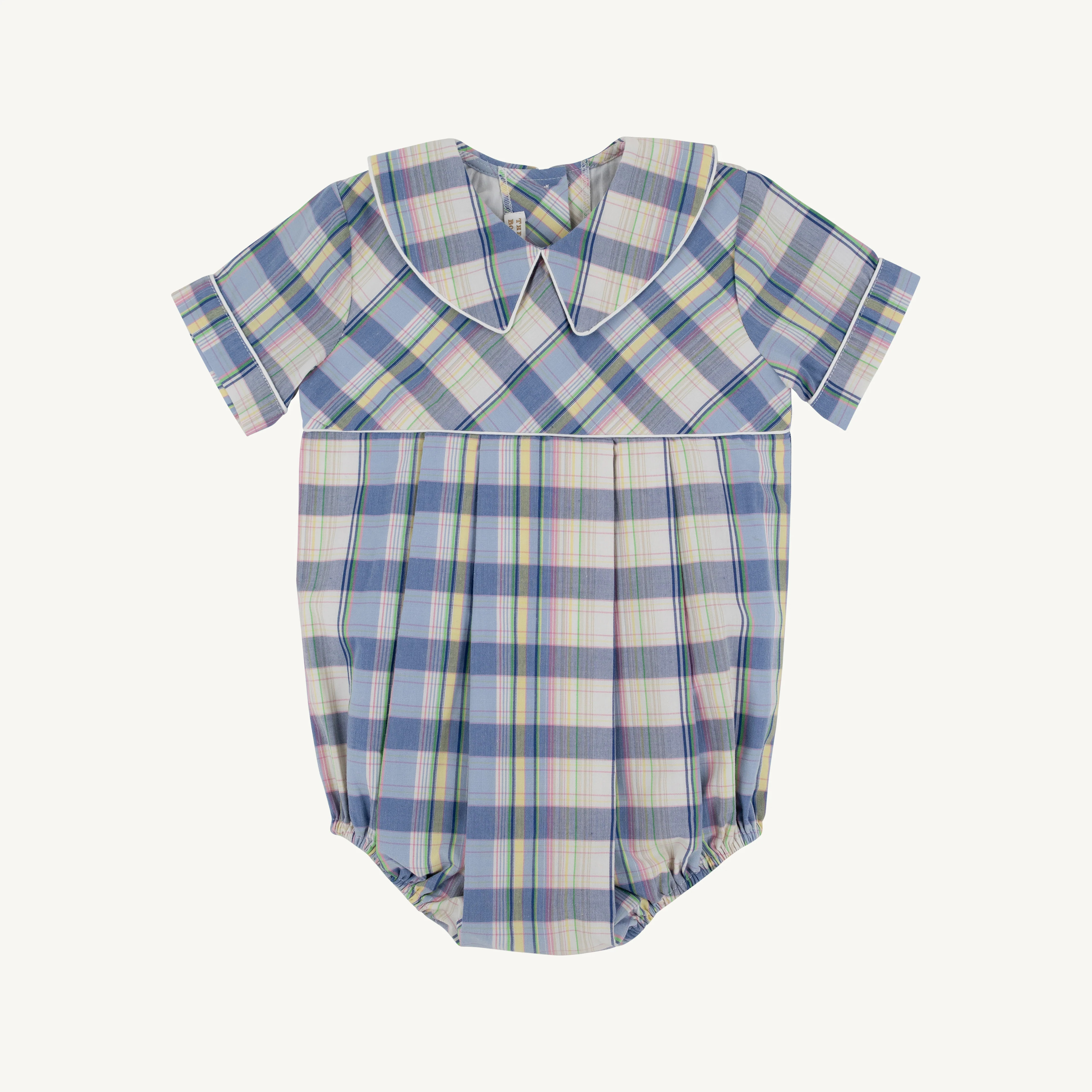 Bradford Bubble - Pawleys Island Plaid with Worth Avenue White | The Beaufort Bonnet Company