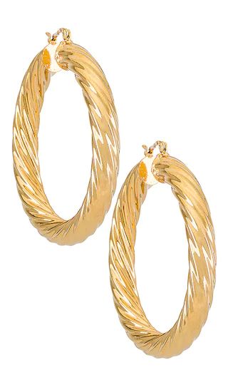 Milan Large Hoops | Revolve Clothing (Global)