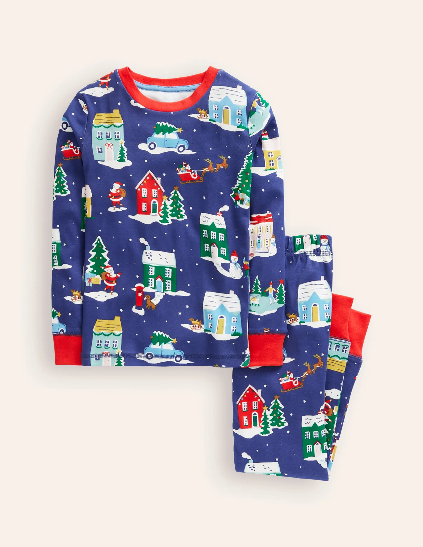 Snug Long John Pajamas | Boden (US)