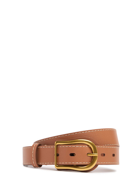 30mm leather buckle belt | Luisaviaroma
