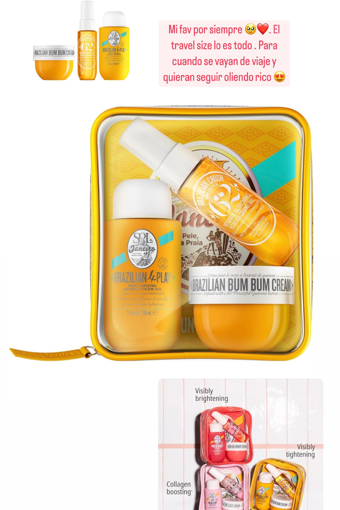 Mi fragancias favoritas y lo mejor es que puedo llevarlas conmigo en todo momento a la hora de irme de viaje 😍☀️

#LTKSeasonal #LTKTravel #LTKBeauty