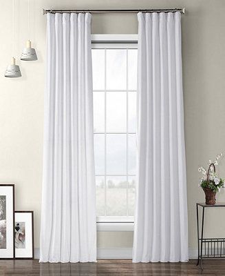 Exclusive Fabrics & Furnishings Heritage Plush Velvet Curtain Panel & Reviews - All Window Treatm... | Macys (US)