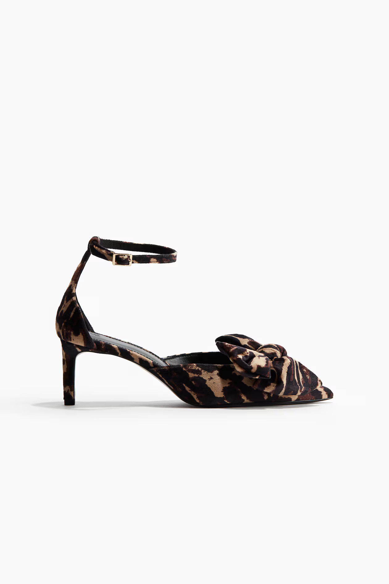 Bow-detail velour court shoes | H&M (UK, MY, IN, SG, PH, TW, HK)