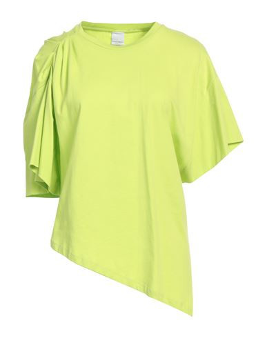 Pinko Denim Woman T-shirt Lime green Size S Cotton | YOOX (US)