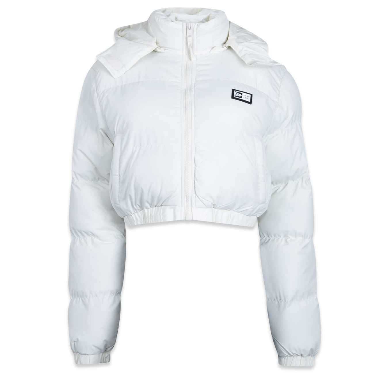 Jaqueta com Capuz New Era CROPPED PUFFER - Feminina | Centauro (BR)