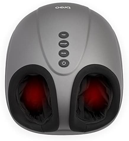 Amazon.com: Breo Foot Massager Machine with Heat, Shiatsu Deep Tissue Kneading, Rolling Massage f... | Amazon (US)