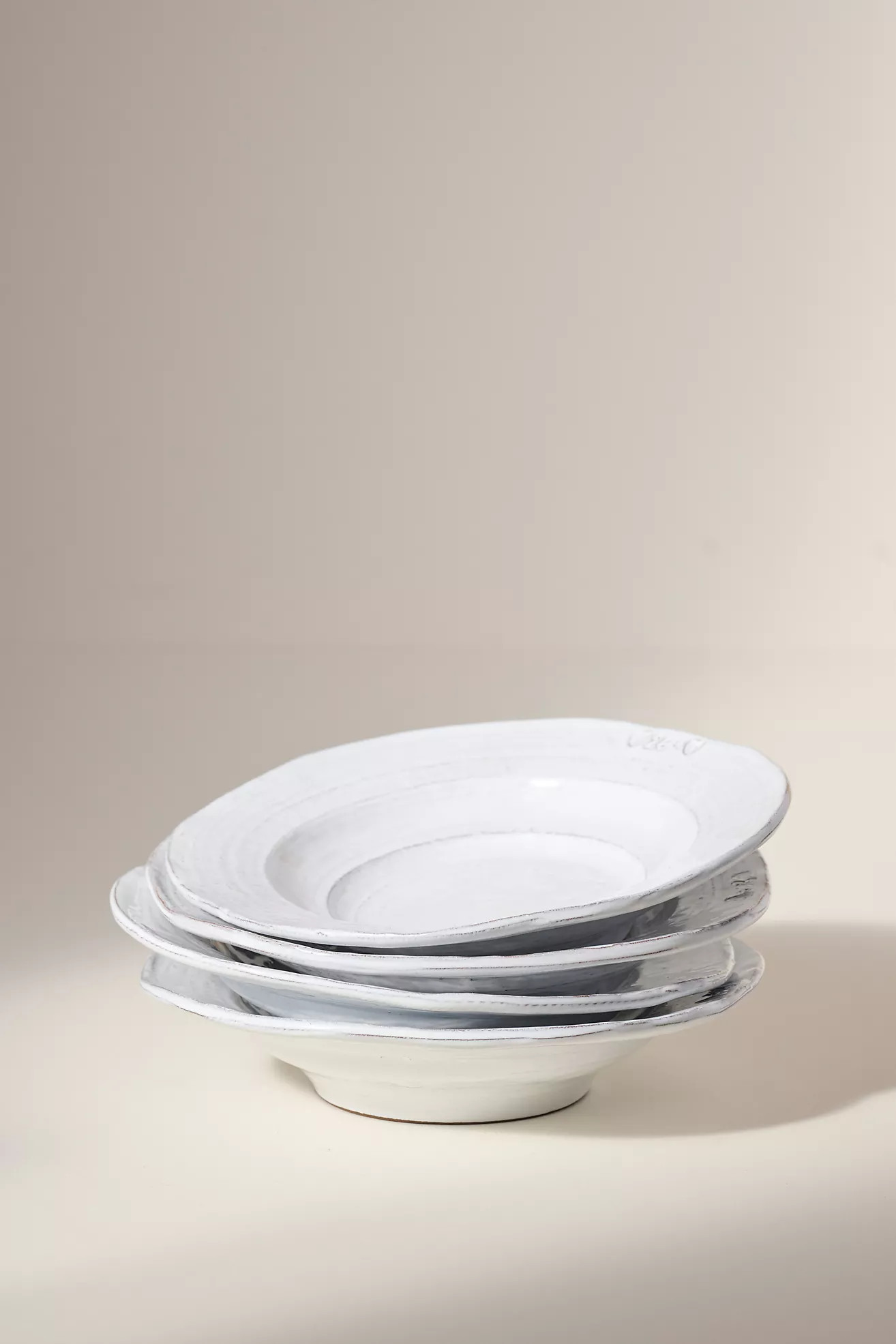 The Glenna Italian Earthenware Pasta Bowls, Set of 4 | Anthropologie (US)