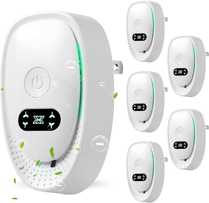 6 Pack Plug-In Air Purifier & Negative Ionizer, Home & Office Air Freshener, Odor Eliminator for ... | Amazon (US)