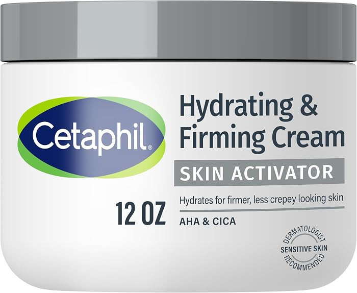 Cetaphil Skin Activator Hydrating & Firming Body Cream 12oz, Mandelic Acid (AHA) and Centella Asi... | Amazon (US)