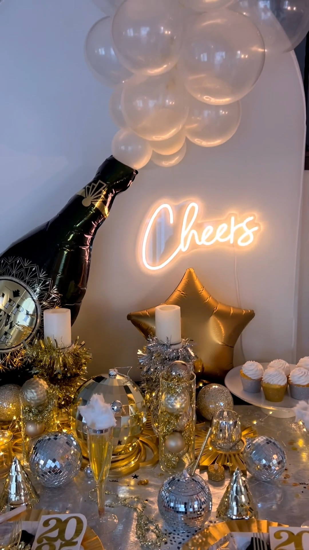 NYE neon CHEERS sign 🤩🤩 we have used this for so many parties from 21sts, to bachelorette, to New Year’s Eve! 

#LTKHoliday #LTKHome #LTKSeasonal