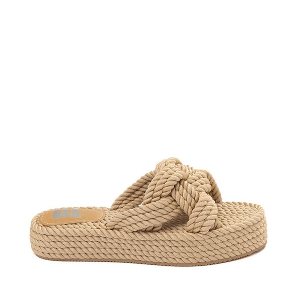 Womens Dirty Laundry Knotty Platform Slide Sandal - Natural | Journeys