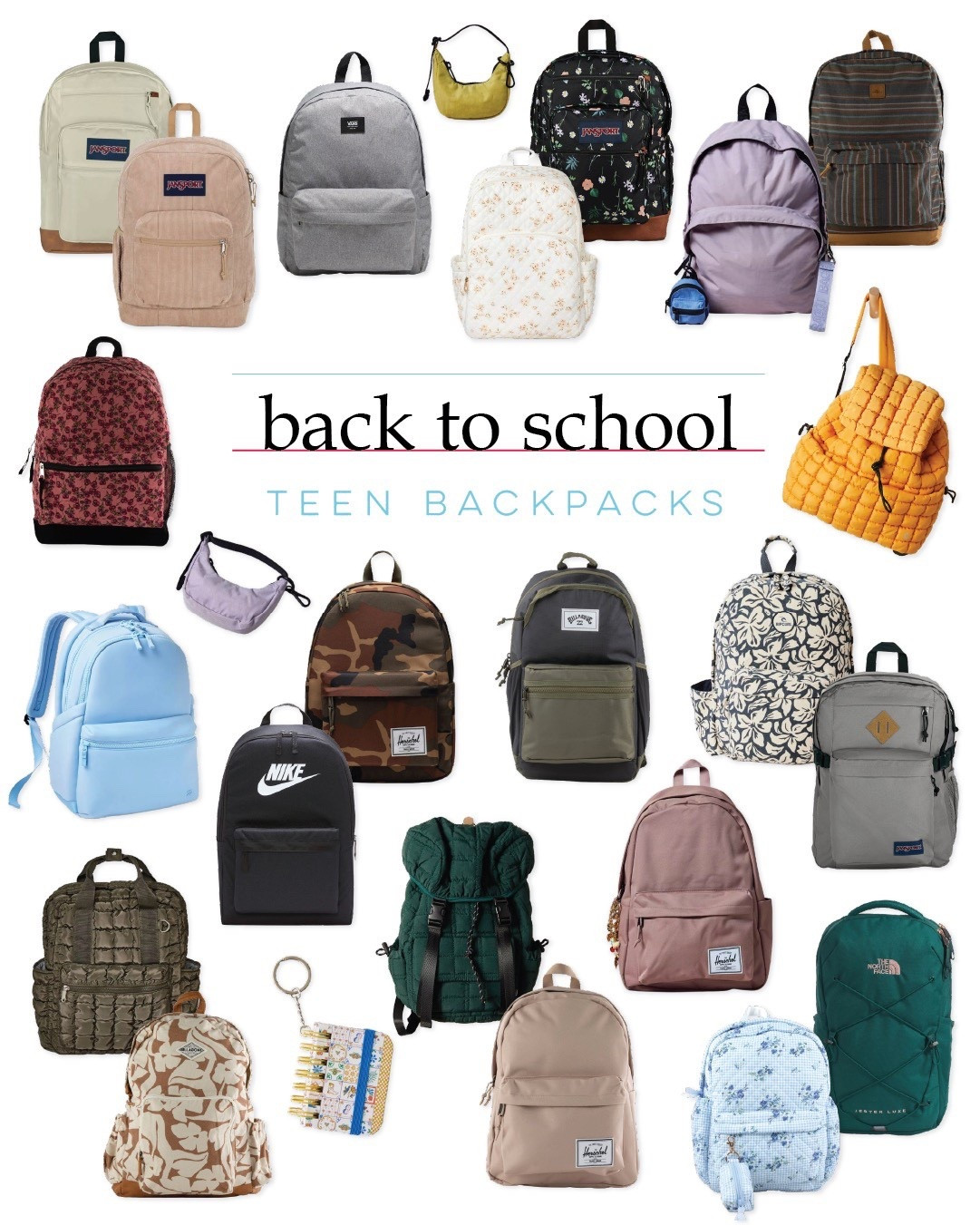 Cool backpacks only! Whether they’re into bold prints, neutrals, or sporty styles—these teen-approved picks are stylish, functional, and ready for all the snacks and chaos.

#BackToSchoolStyle #TeenPicks #CoolBackpacks #SchoolReady #BackpackGoals

#LTKFamily #LTKKids