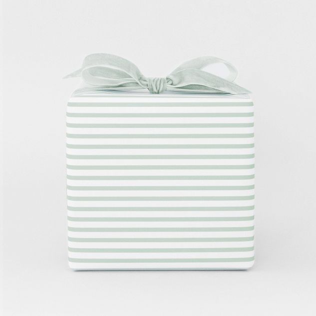 30 sq ft Mint Stripe Gift Wrap - Sugar Paper™ + Target | Target