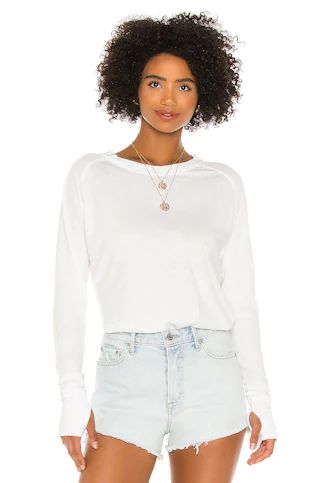 Free People x We The Free Arden Tee in White from Revolve.com | Revolve Clothing (Global)