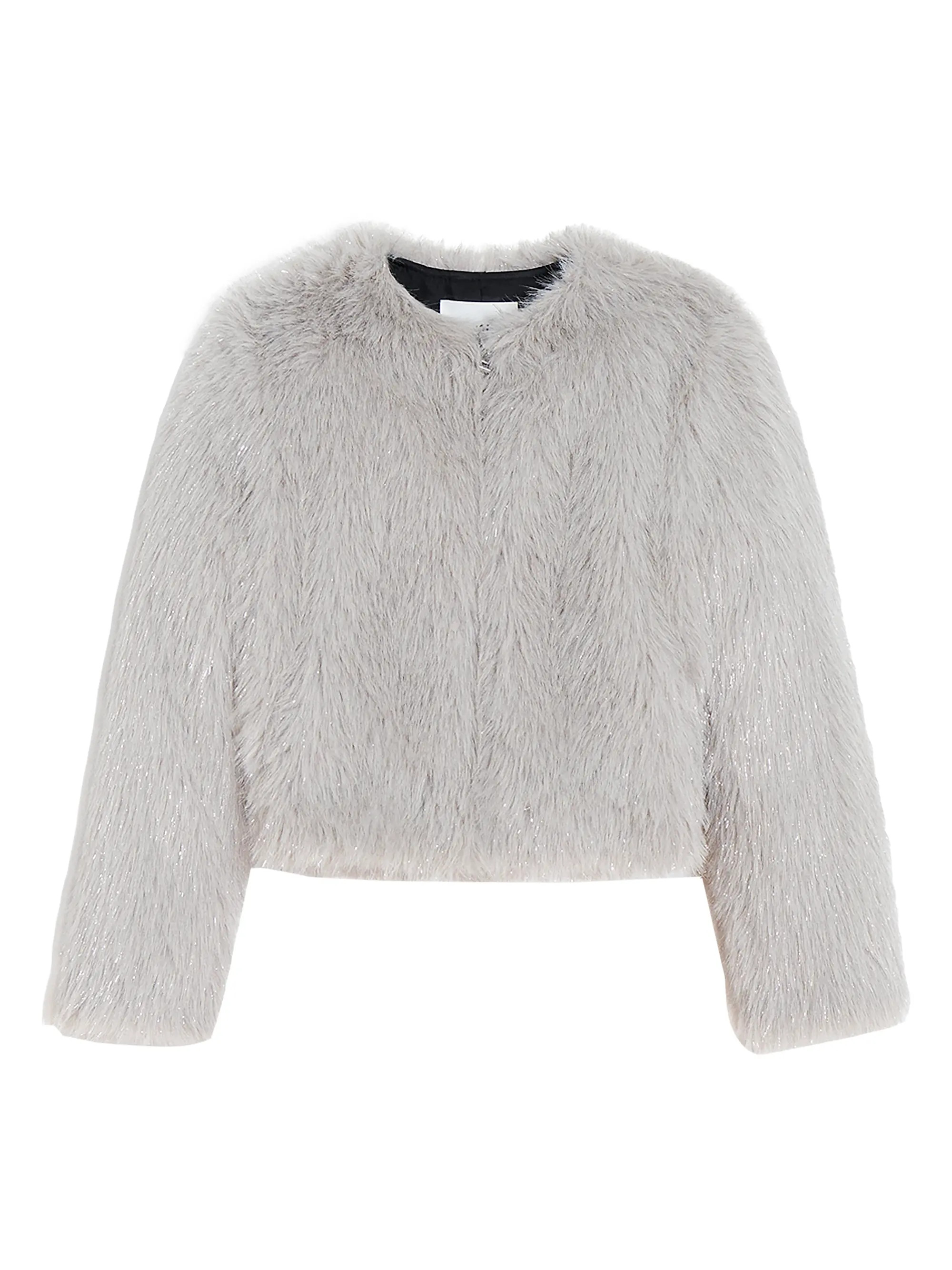 Uma Tinsel Crop Coat | Saks Fifth Avenue