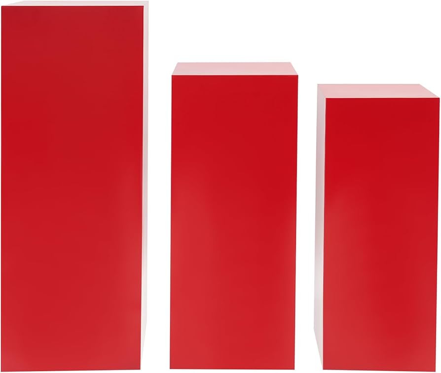 Eapmic Pedestal Stands for Party, Cake Pedestal Stand, Dessert Table Display Plinth Pillars, Scul... | Amazon (US)