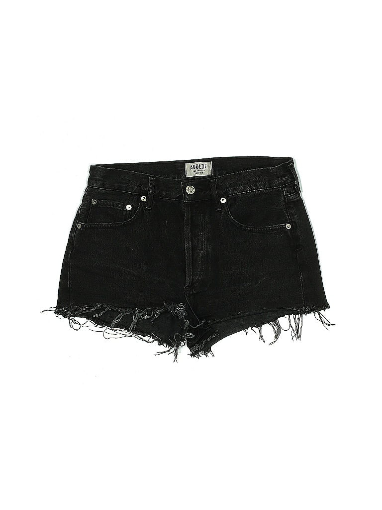 AGOLDE 100% Cotton Black Denim Shorts 25 Waist - 72% off | thredUP