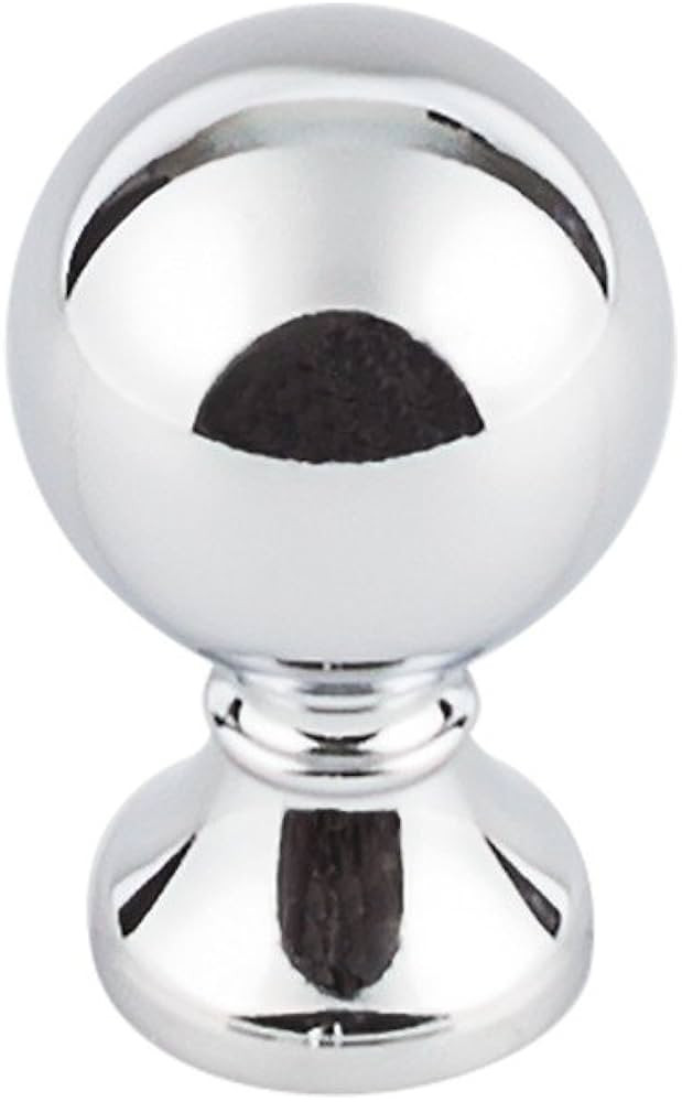 Top Knobs TK801PC Serene Collection 1" Kara Knob, Polished Chrome | Amazon (US)