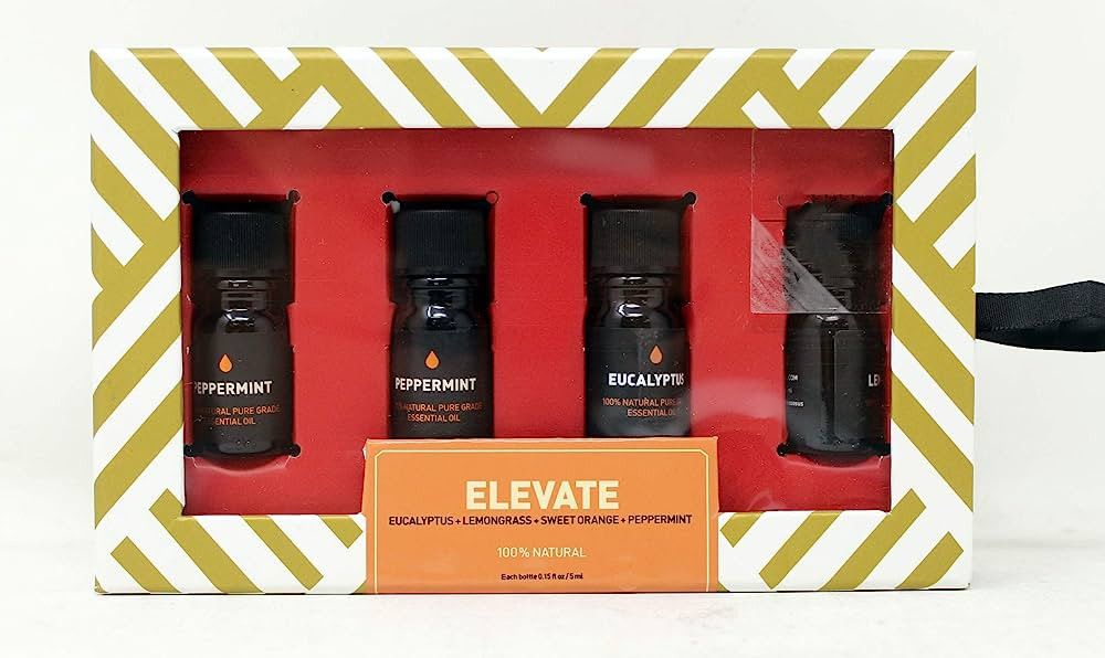 Elevate Essential Oils 4 Pc Gift Set | Amazon (US)
