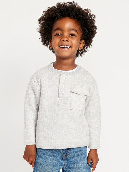 Oversized Pocket Henley Sweater for Toddler Boys | Old Navy (US)
