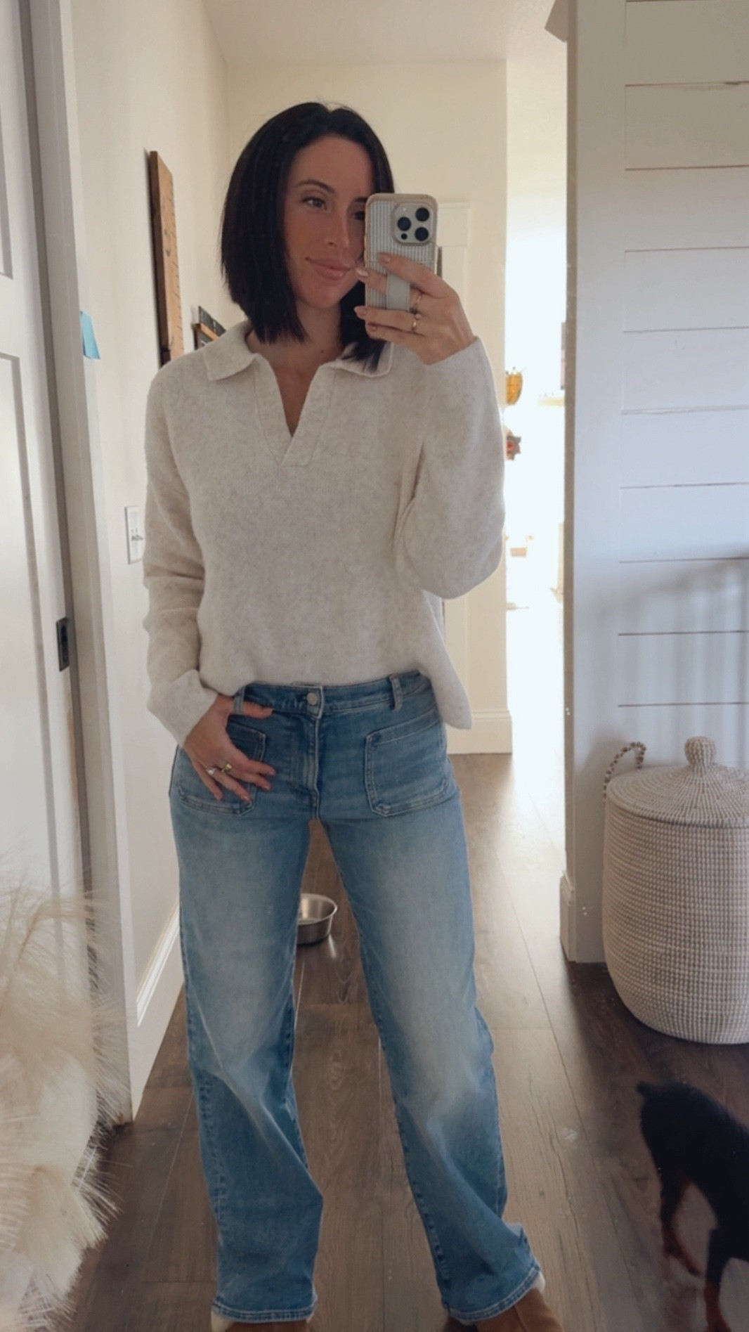 Cozy everyday outfit✨

Bottoms: 27, wash: Atlin
Top: small, color: oatmeal