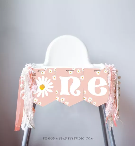 Boho 1st Birthday Decorations for Girl - Bohemian Rainbow Balloon Garland  Kit One Cake Topper High Chair Banner for Baby Girls Groovy Boho First  Birthday Party Supplies 