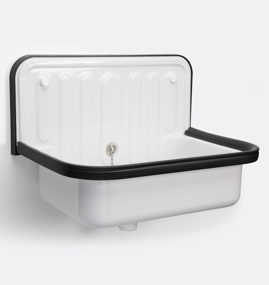 Alape Bucket Sink with Black Trim | Rejuvenation