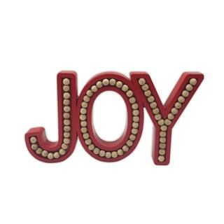 Joy with Wood Beads Tabletop Décor by Ashland® | Michaels Stores
