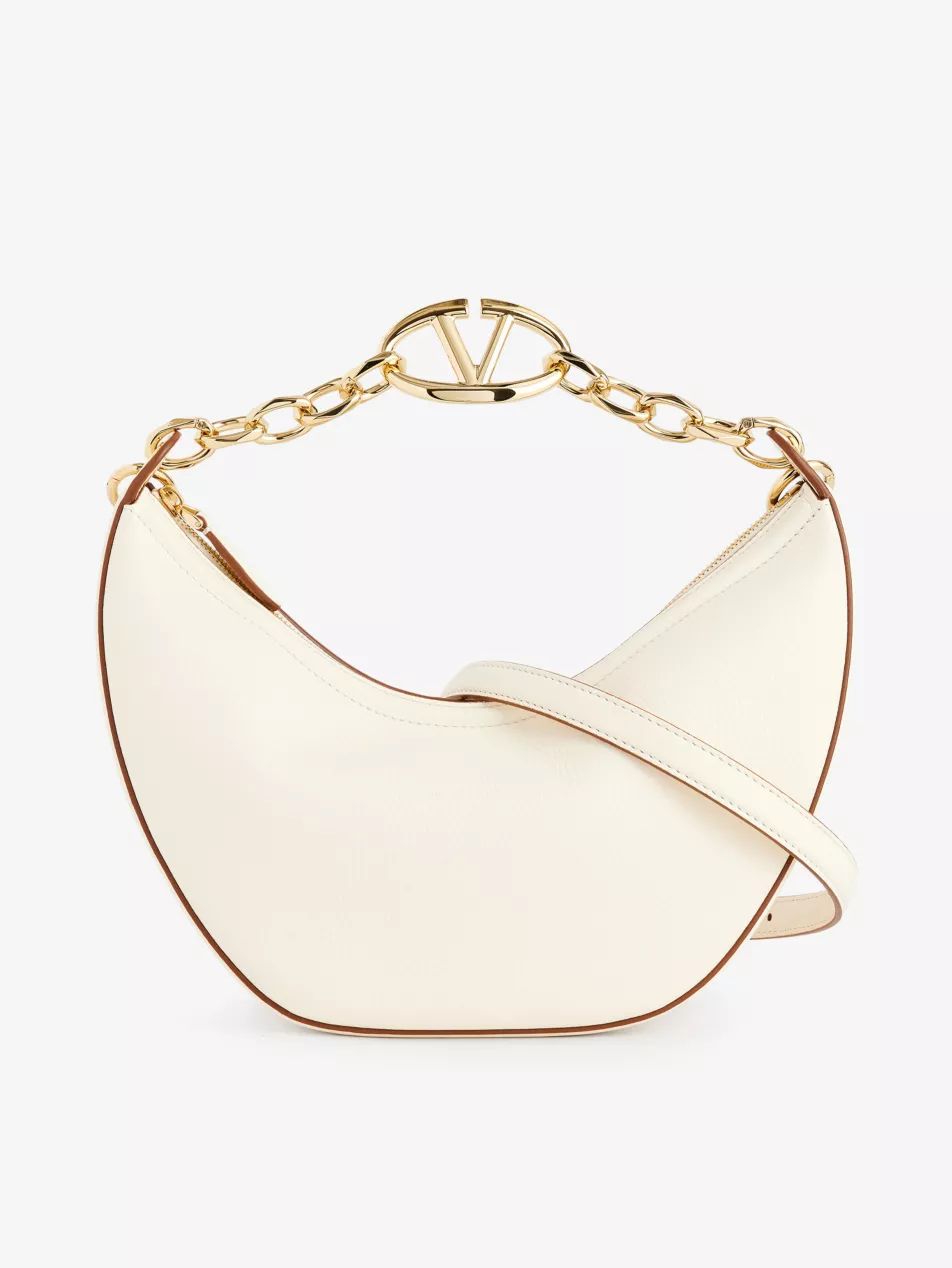 VLOGO leather shoulder bag | Selfridges