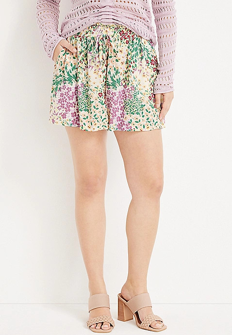 Paper Bag High Rise 5in Flouncy Short | Maurices