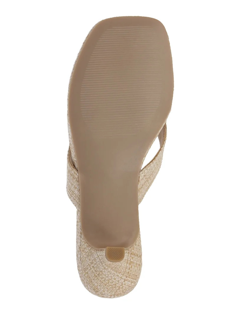 Mia Too Women's Nikole Thong Kitten Heel Sandal | Walmart (US)