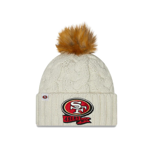 San Francisco 49ers 2022 Cold Weather Women's Pom Knit | New Era